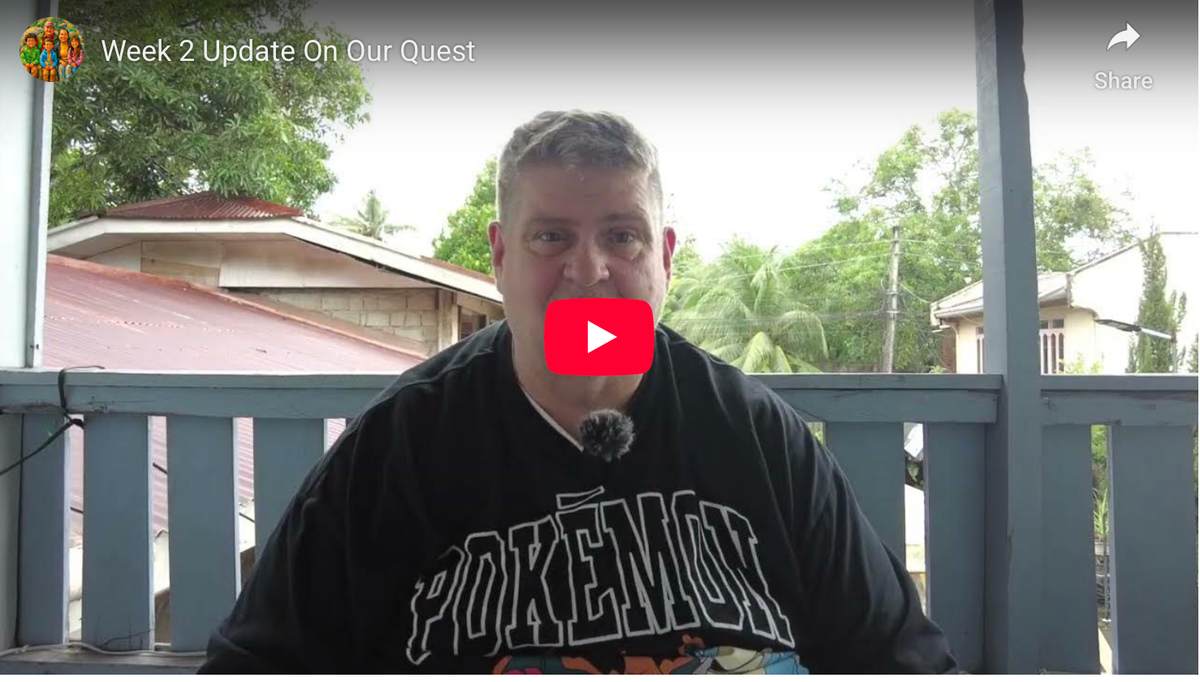 Week 2 Update for Our Quest